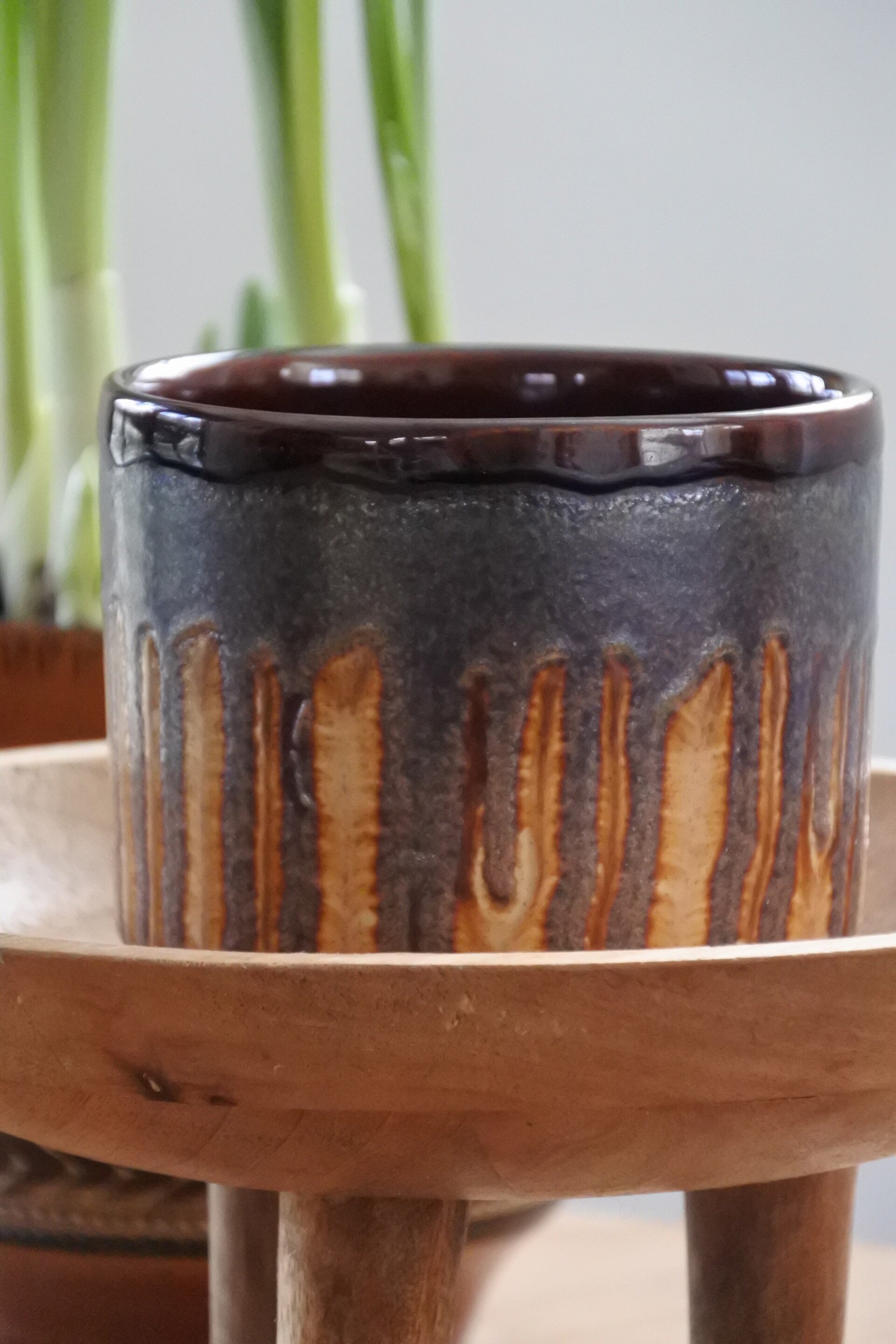 Vintage West Germany Fat Lava bloempot