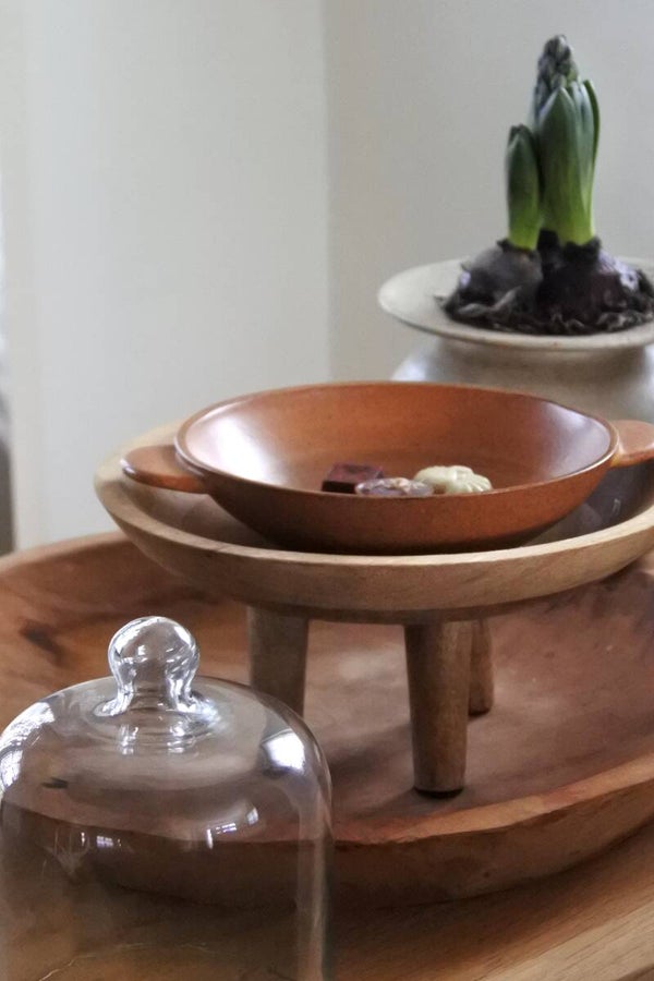 Vintage schaaltje met oortjes