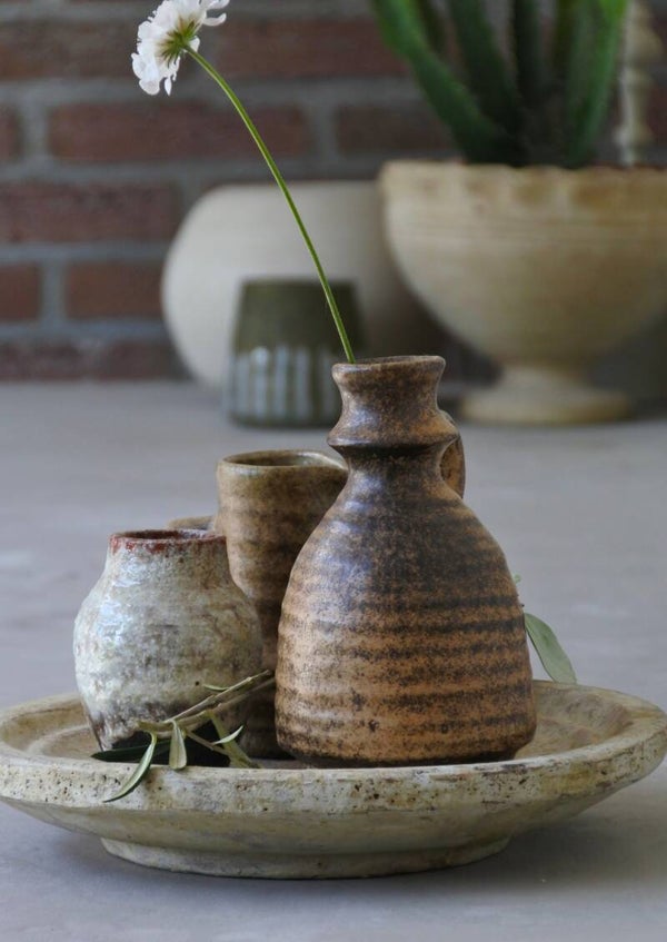 Vintage Vest Gouda vaasje met oortje B4