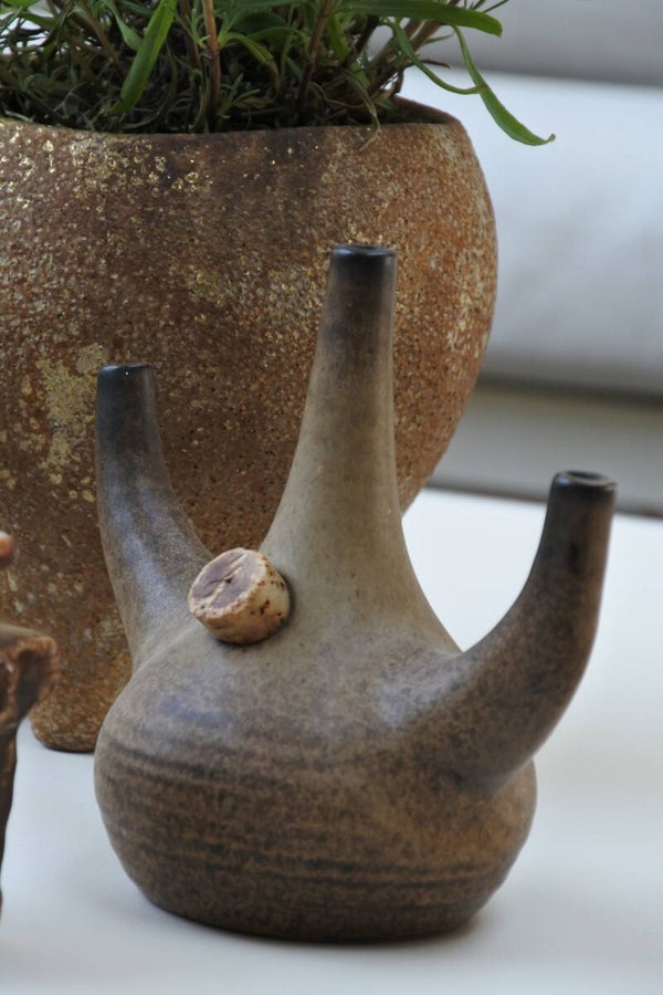 Vintage brutalist olielamp Marco HW