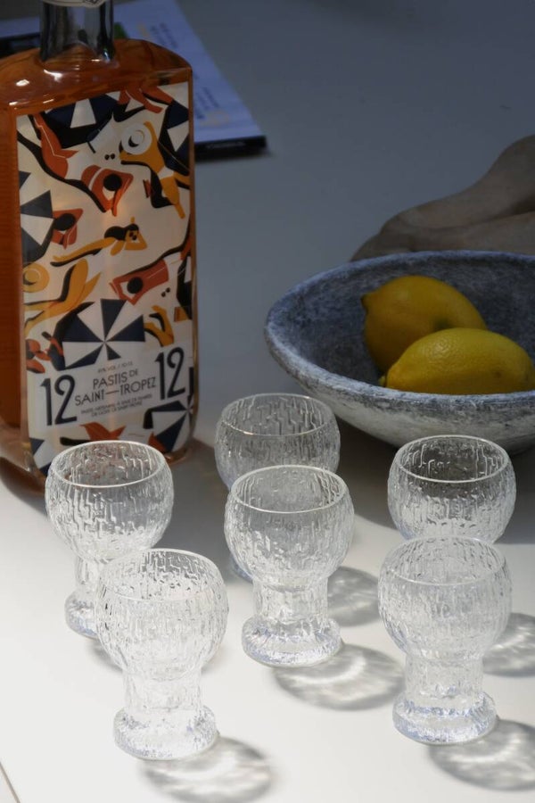 Vintage Iittala Timo Sarpaneva shot glaasjes Kekkerit Naukku