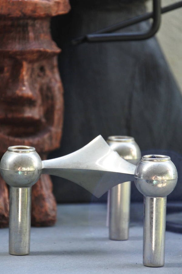 Vintage Werner Stoff - Nagel S22 design kandelaar