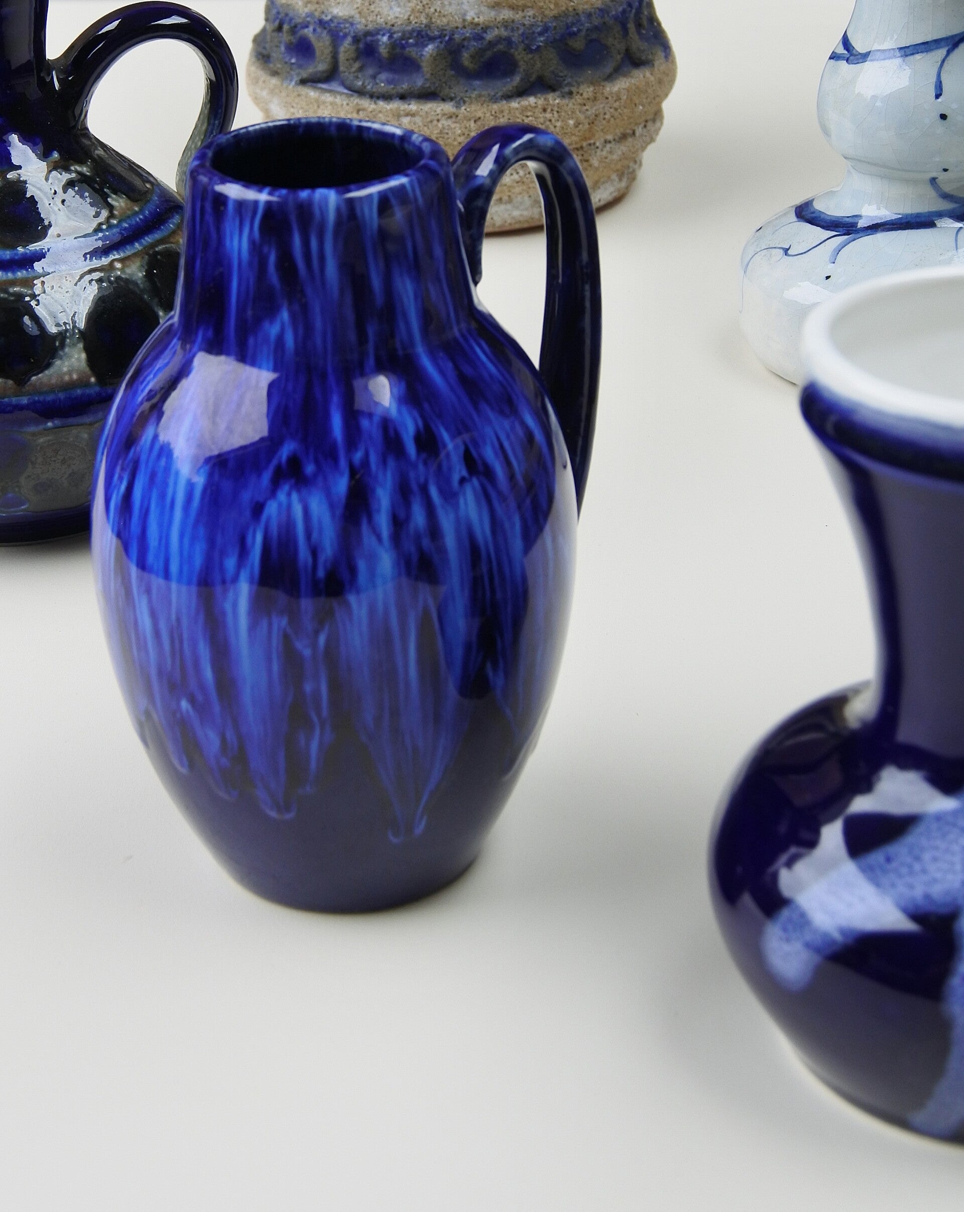 Vintage Scheurich vaas 414-16 design Heinz Siery