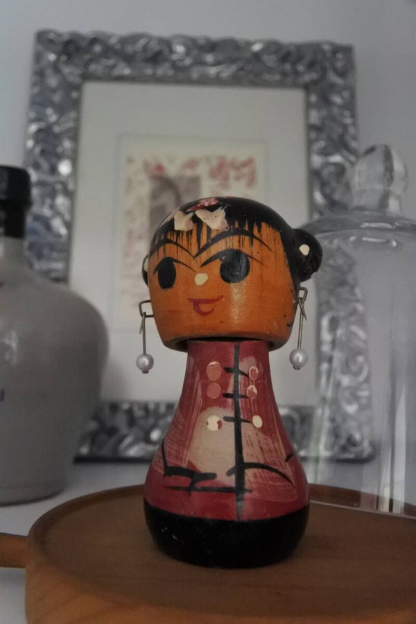 Vintage Kokeshi poppetje