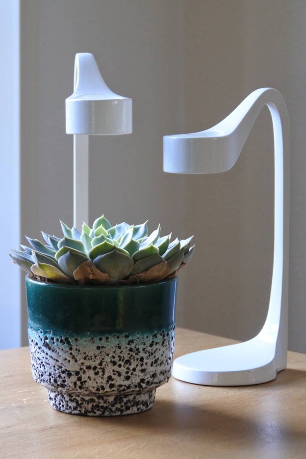 Vintage bruisglazuur bloempot keramiek groen Made in Germany