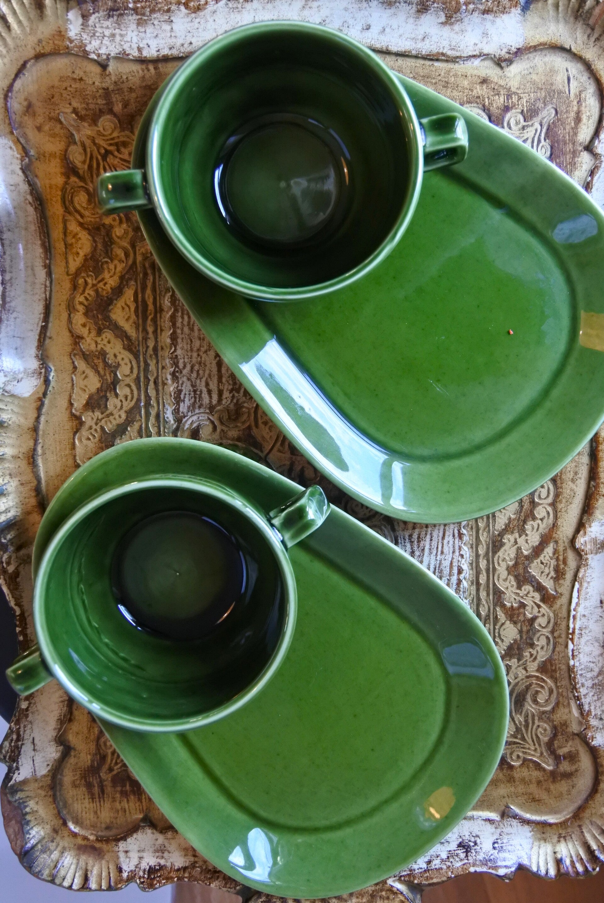 Vintage 4-delige soepkommen set Juvarek Holland