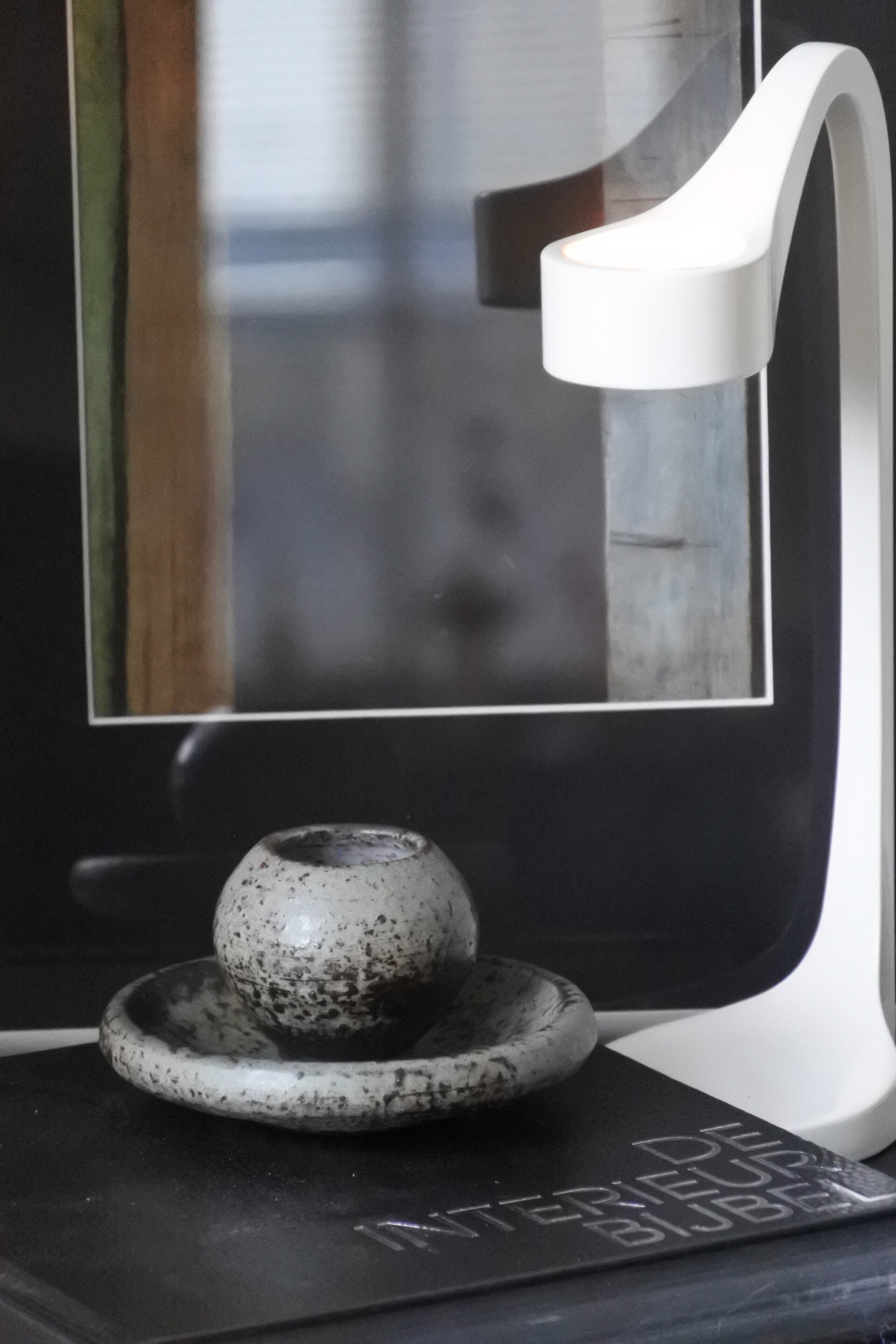 Vintage unica kandelaar -vaasje Mobach Utrecht