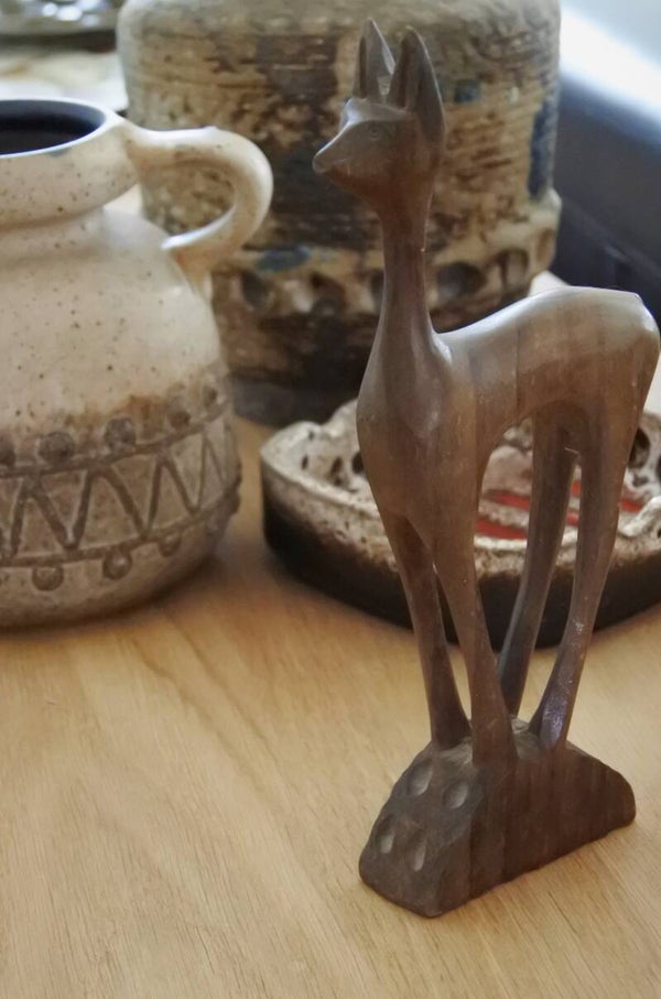Vintage beeldje van hout