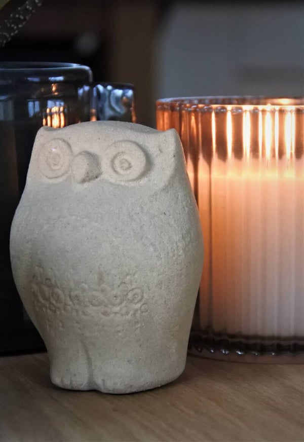 Vintage Marbell Stone Art Belgium beeldje Uiltje