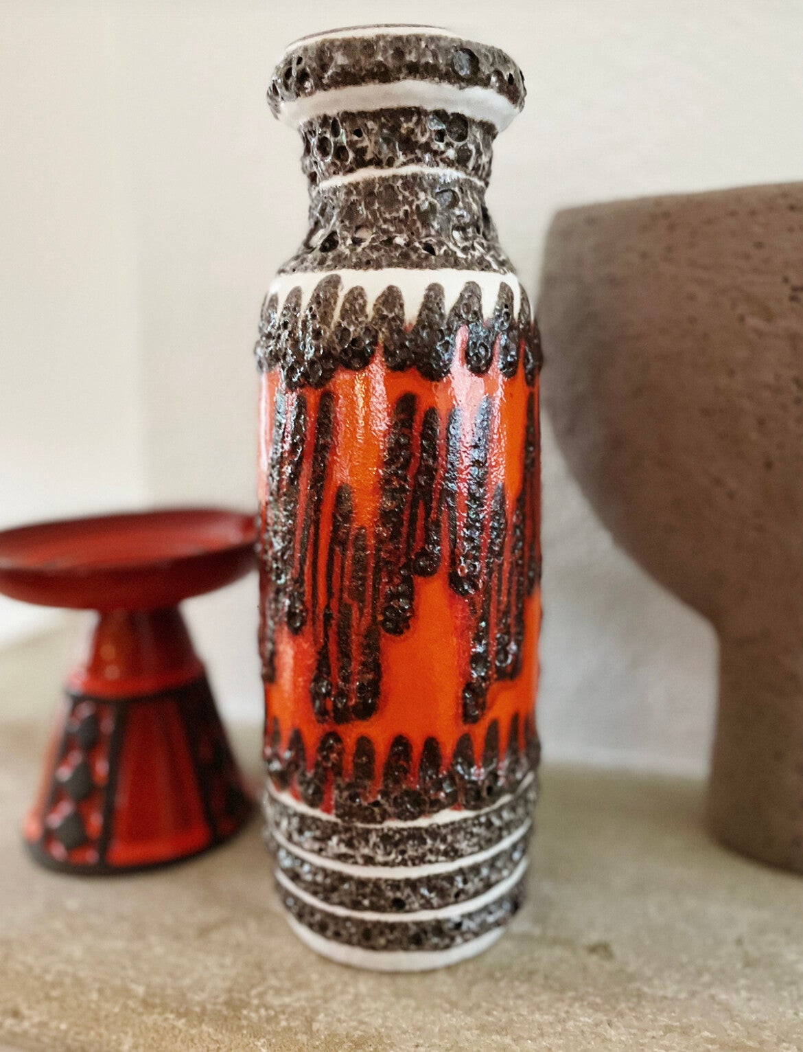 Vaas West Germany Scheurich 200-28 decor Lora