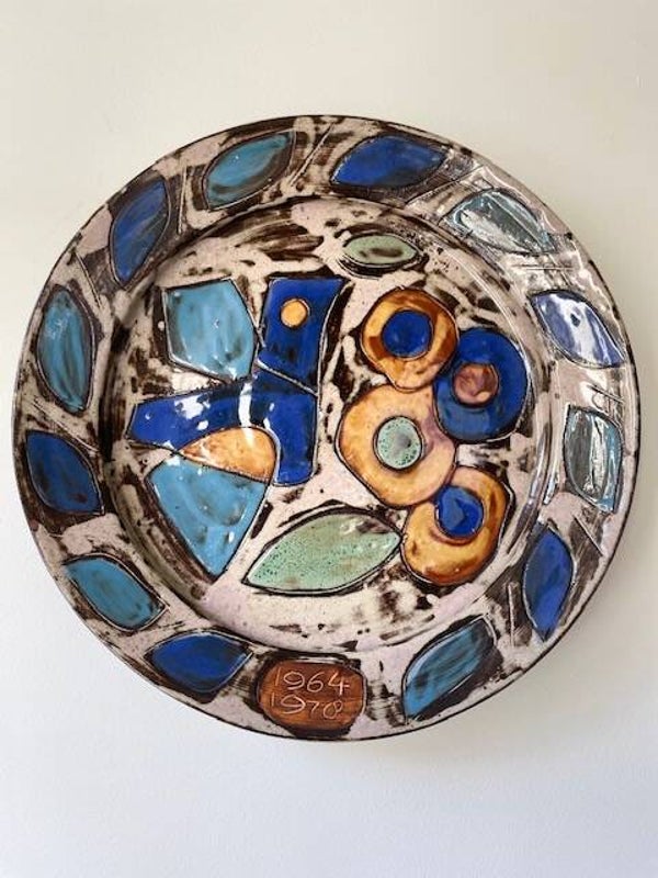 Vintage wandplaat Potters Pottenbakkerij Oisterwijk - NL Design