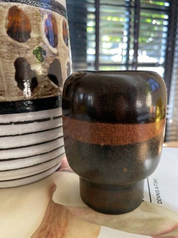 Mid century modern vintage pottery