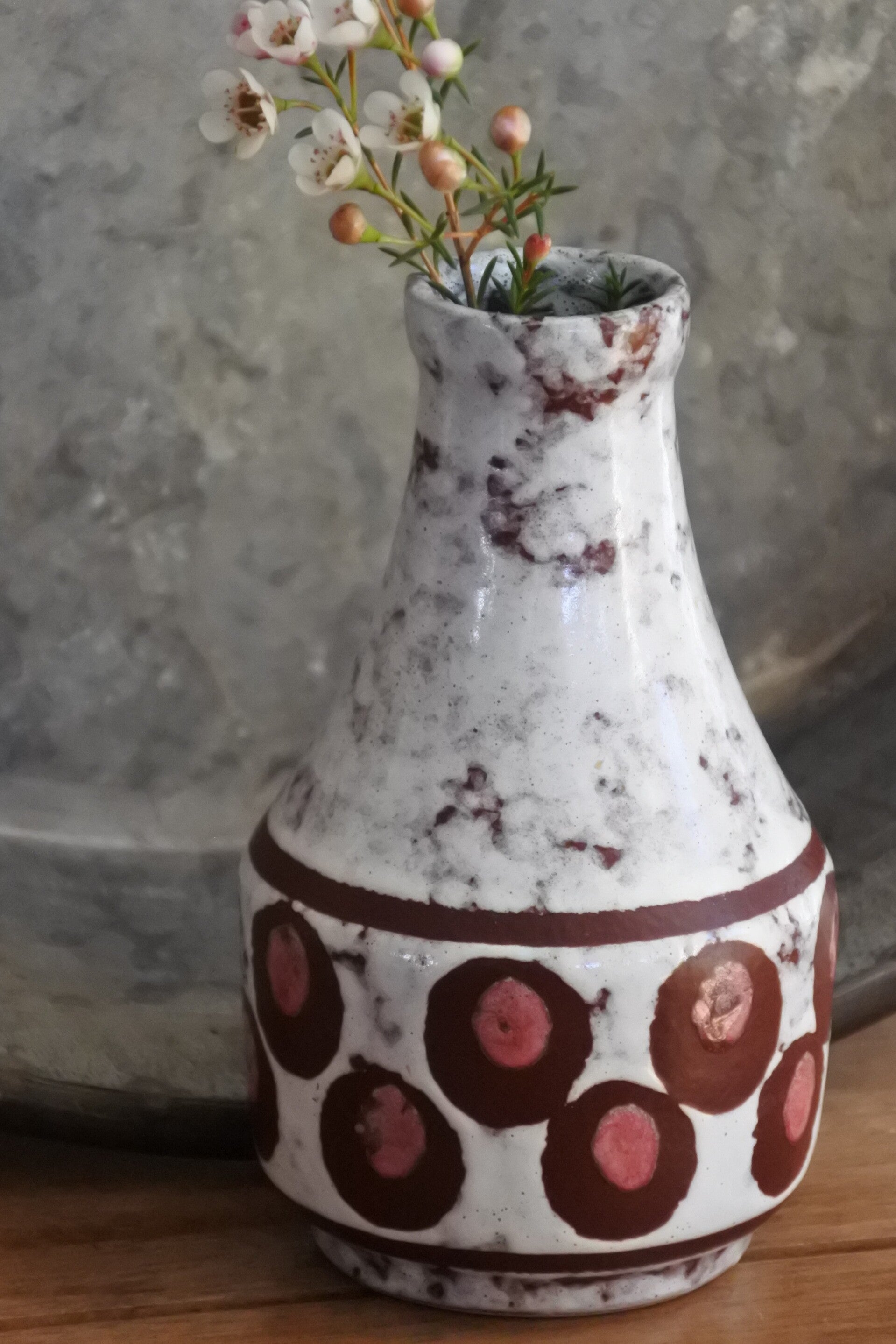 Vintage Strehla vaas  (10081)