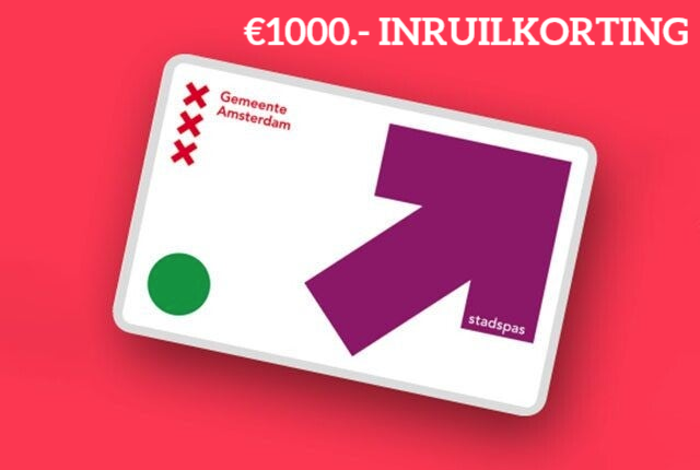 Goed nieuws voor Stadspashouders! Elektrische scooter kopen met de voordelen van een stadspas.  Bij Firma Van Laar kun je gebruikmaken van de Stadspas inruilkorting van €1.000 bij de aanschaf van een elektrische scooter.