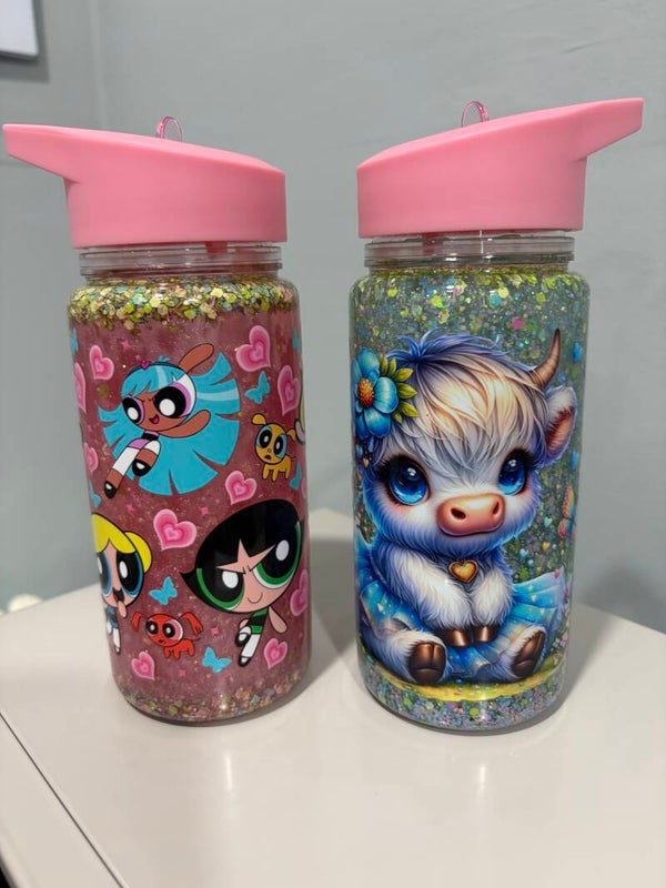 10oz snowglobe acrylic cup