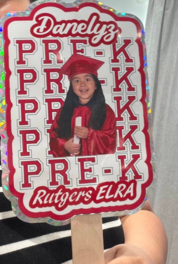 Customized Foil Celebration Fans for Graduation