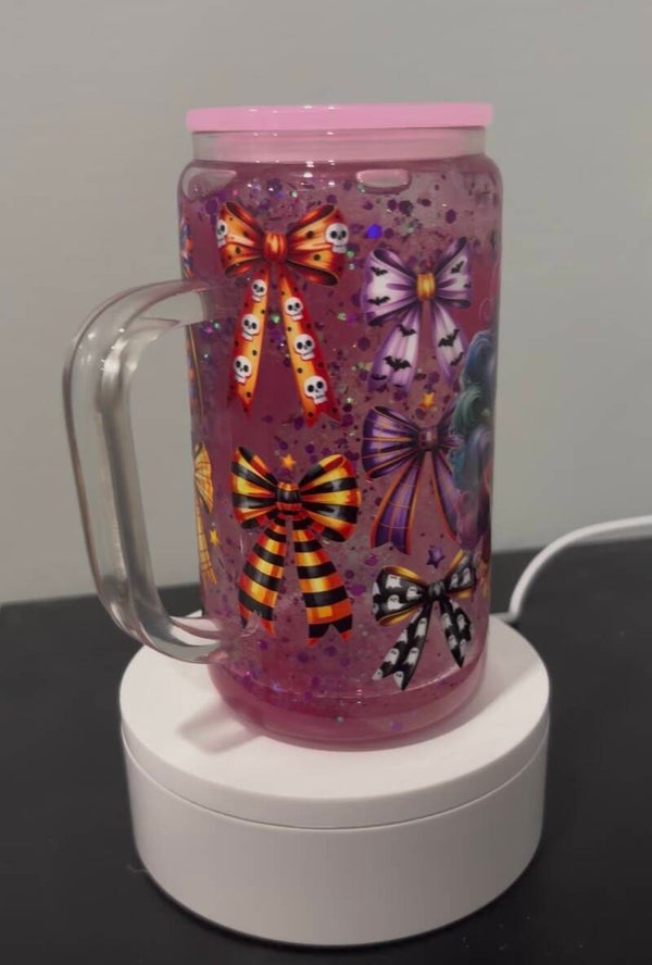 200Z ACRYLIC HANDLE SNOWGLOBE / ACRYLIC SNOWGLOBES