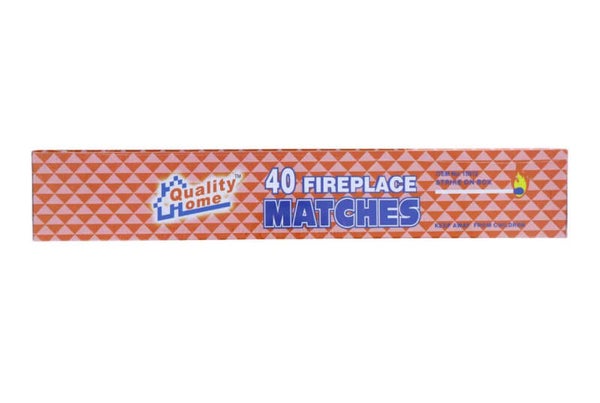 11” Long Reach Fireplace Matches Box of 40