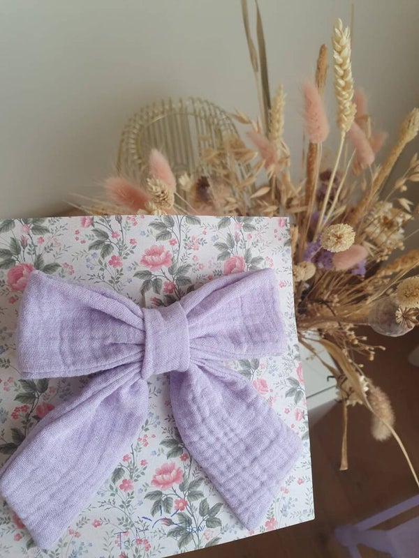 Tetra strik haarspeld - lila