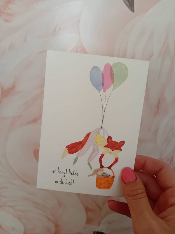 er hangt liefde in de lucht