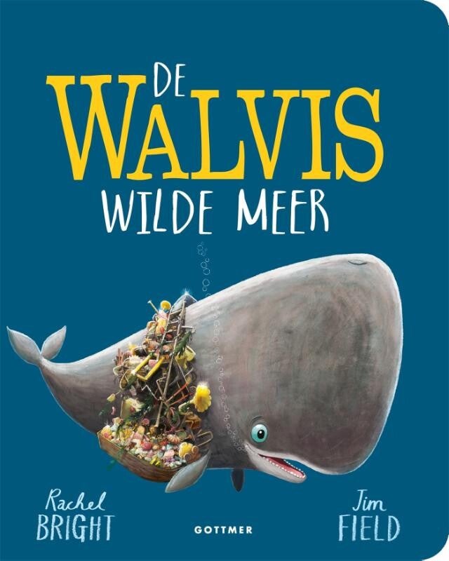 Walvis wilde meer - kartonboek