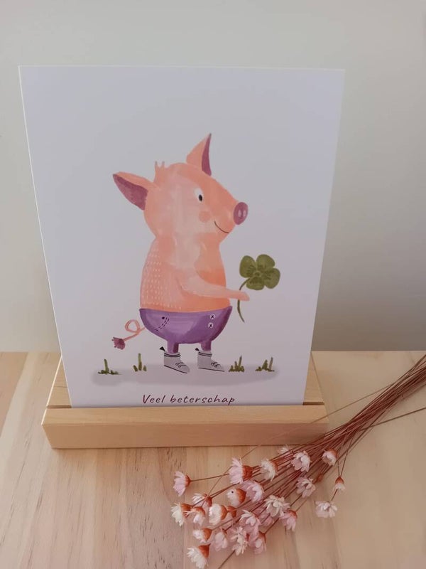 veel beterschap - varkentje