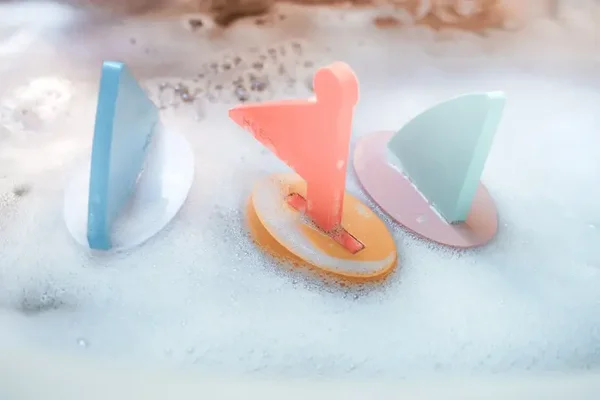Floating boats