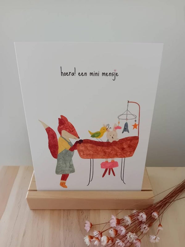 hoera! een mini mensje