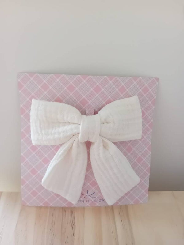 Tetra strik haarspeld - wit