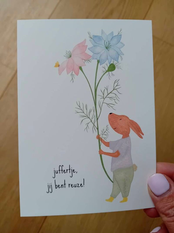 juffertje, jij bent reuze!