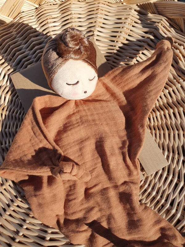 Knuffeldoekje Dou bruin
