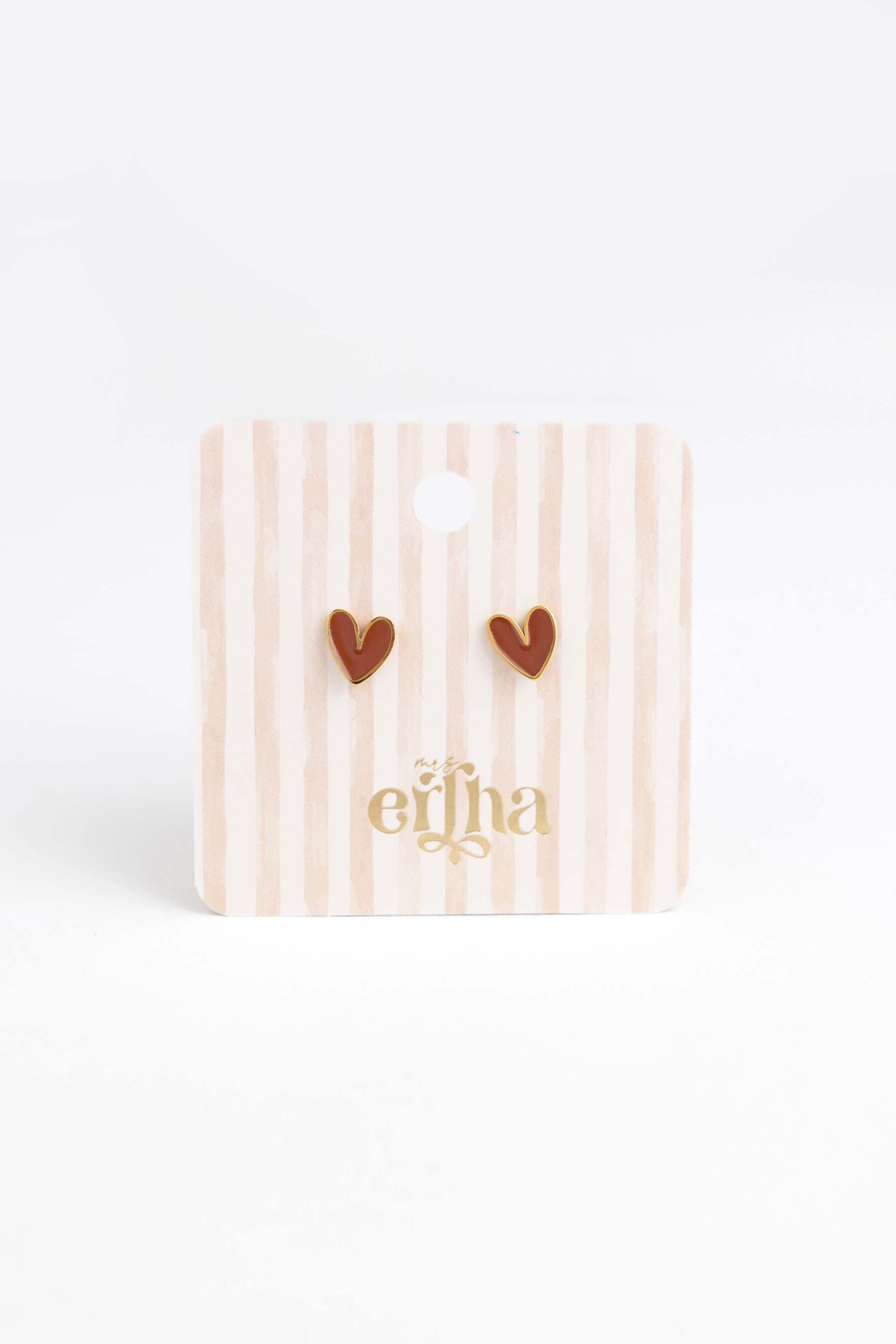 Oorbellen - organic heart