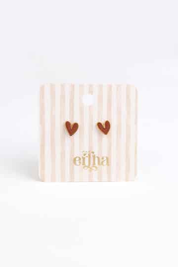 Oorbellen - Organic heart