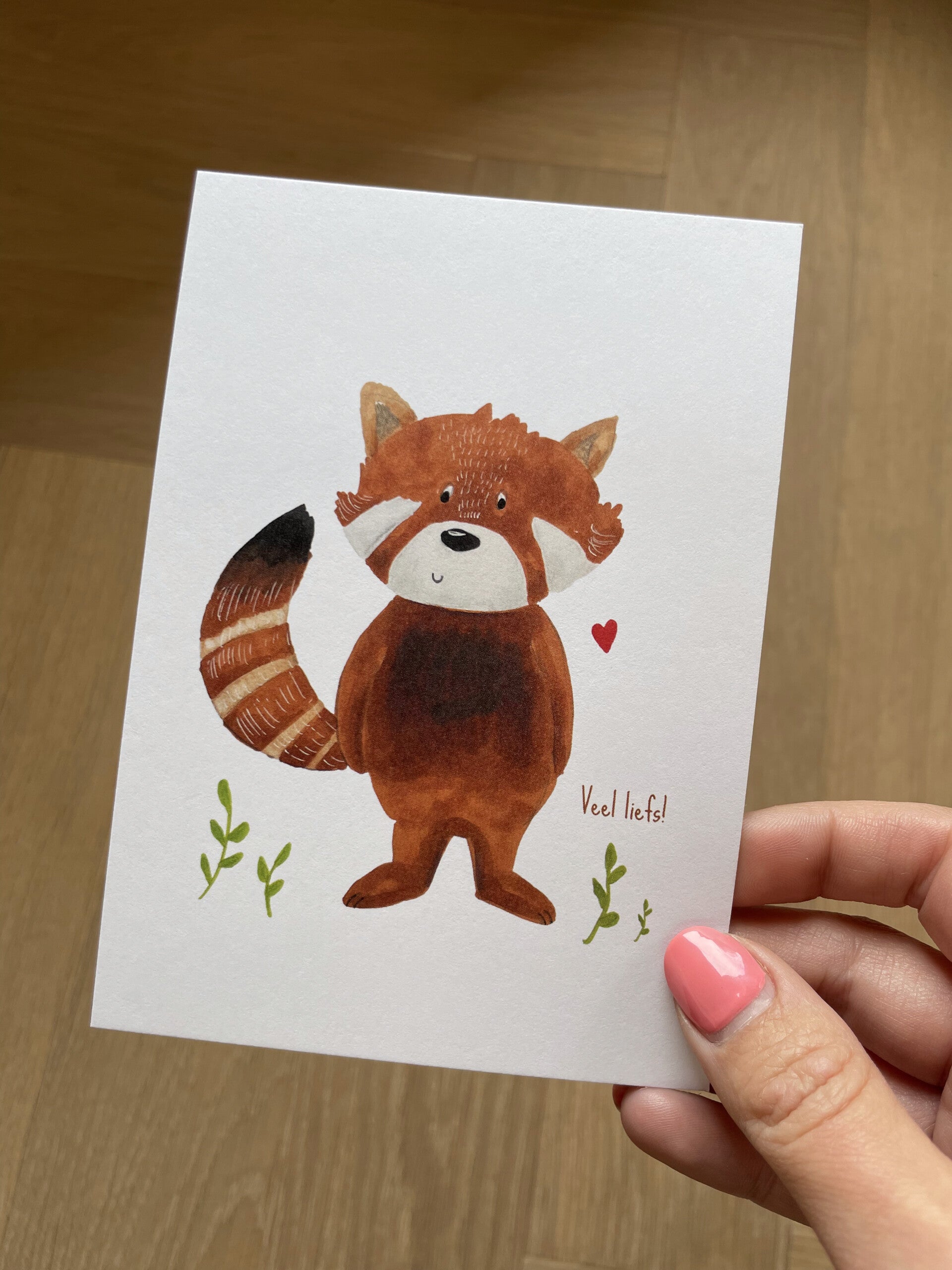 veel liefs - rode panda