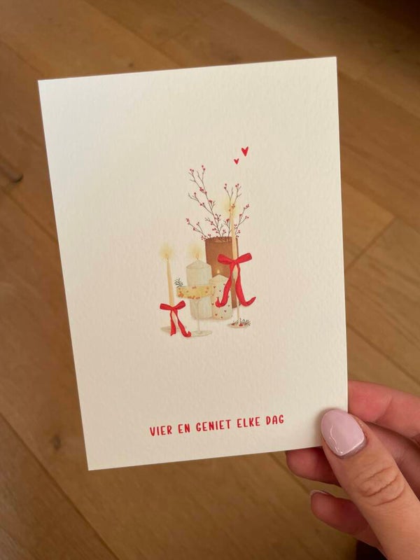 vier en geniet elke dag