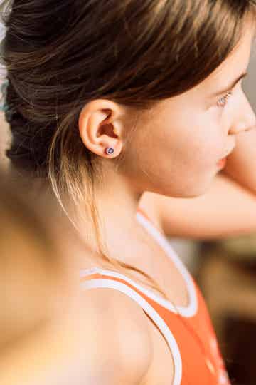 Oorbellen smiley ELLE