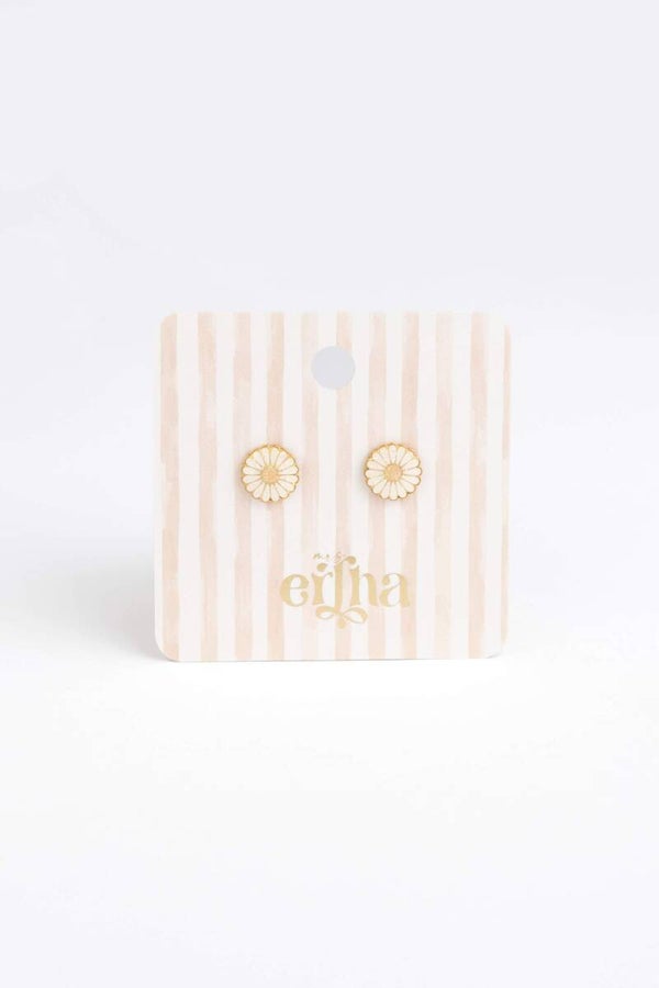 Oorbellen - golden daisy