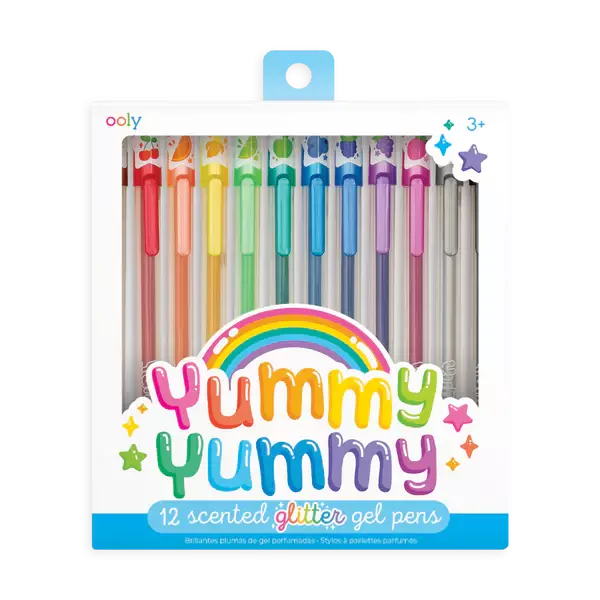 Gelpennen glitter Yummy Yummy