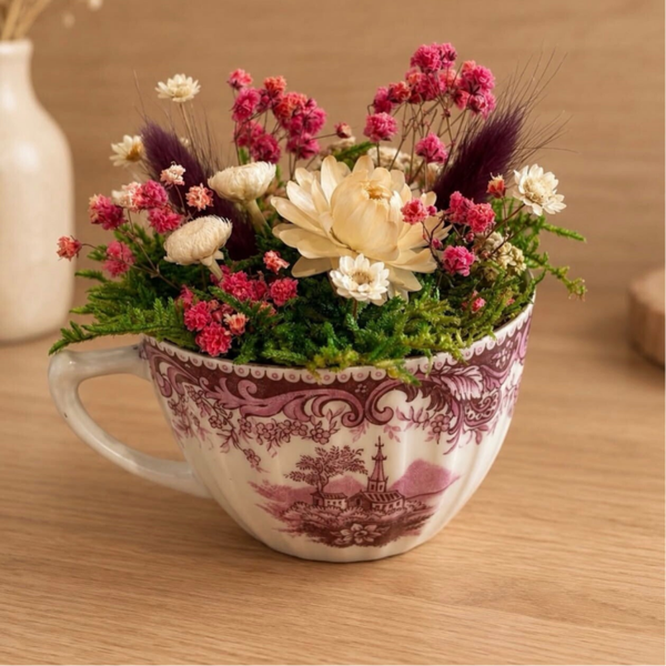 Tasse fleurie
