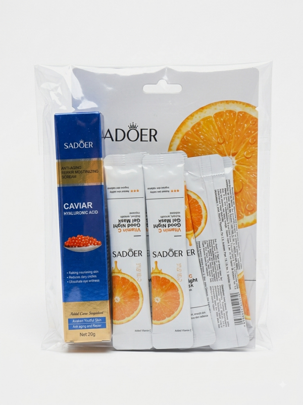 Kit soins visage 4en 1 vitamine C