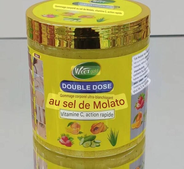 Gommage exfoliant Ultra-blanchissant au Sel de Molato Vitamine C Action Rapide