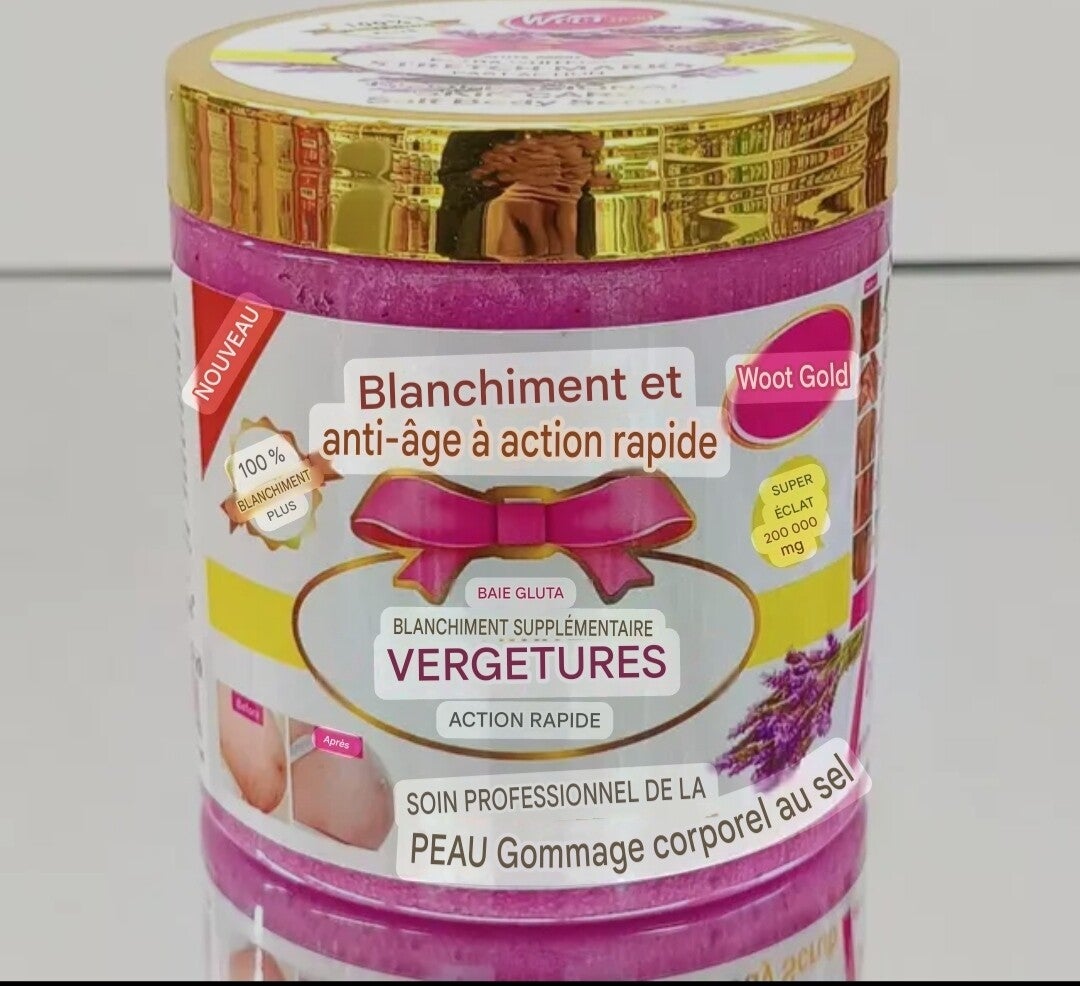 Gommage exfoliant Utra blanchissant pour Vergetures Action rapide.