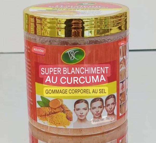 Gommage super blanchissant au Curcuma pour une peau Éclatante et nourrissante