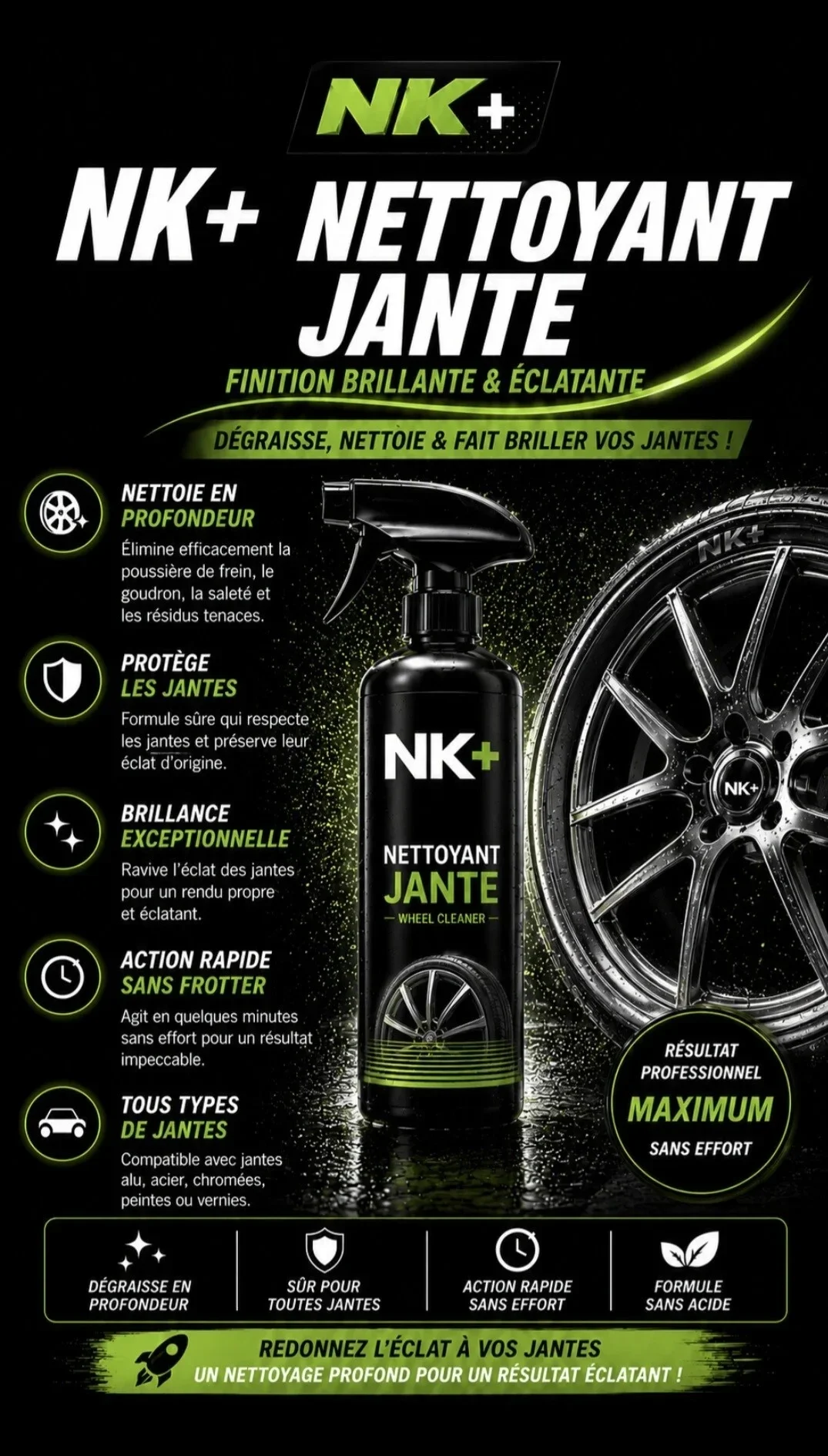 Nettoyant Jantes Sans Acide