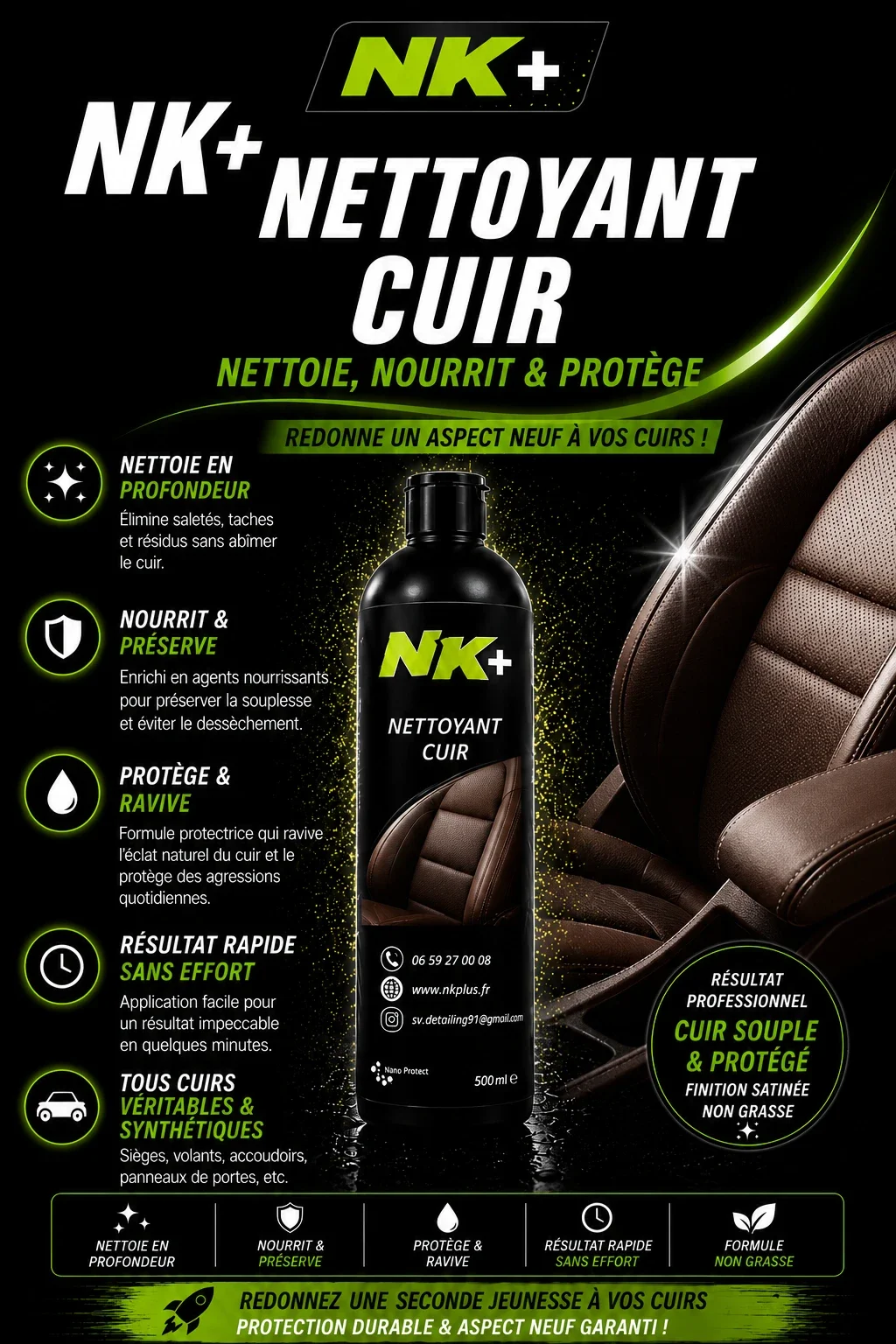 Nettoyant Cuir