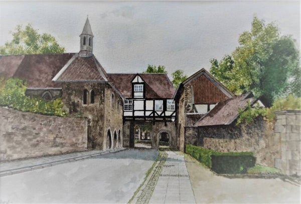 Original Zeichnung - Riddagshausen