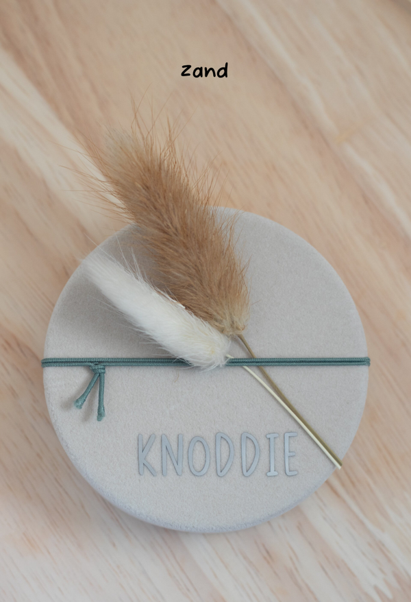 Suède doosje rond  8 cm