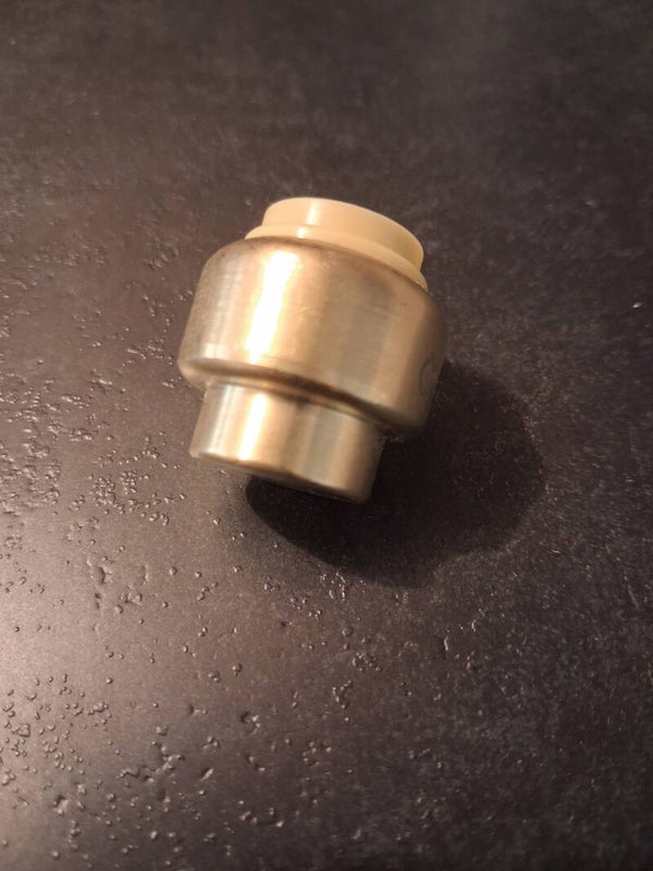 bouchon laiton à clipser 1/2 pour cuivre ou PER ou multicouche
