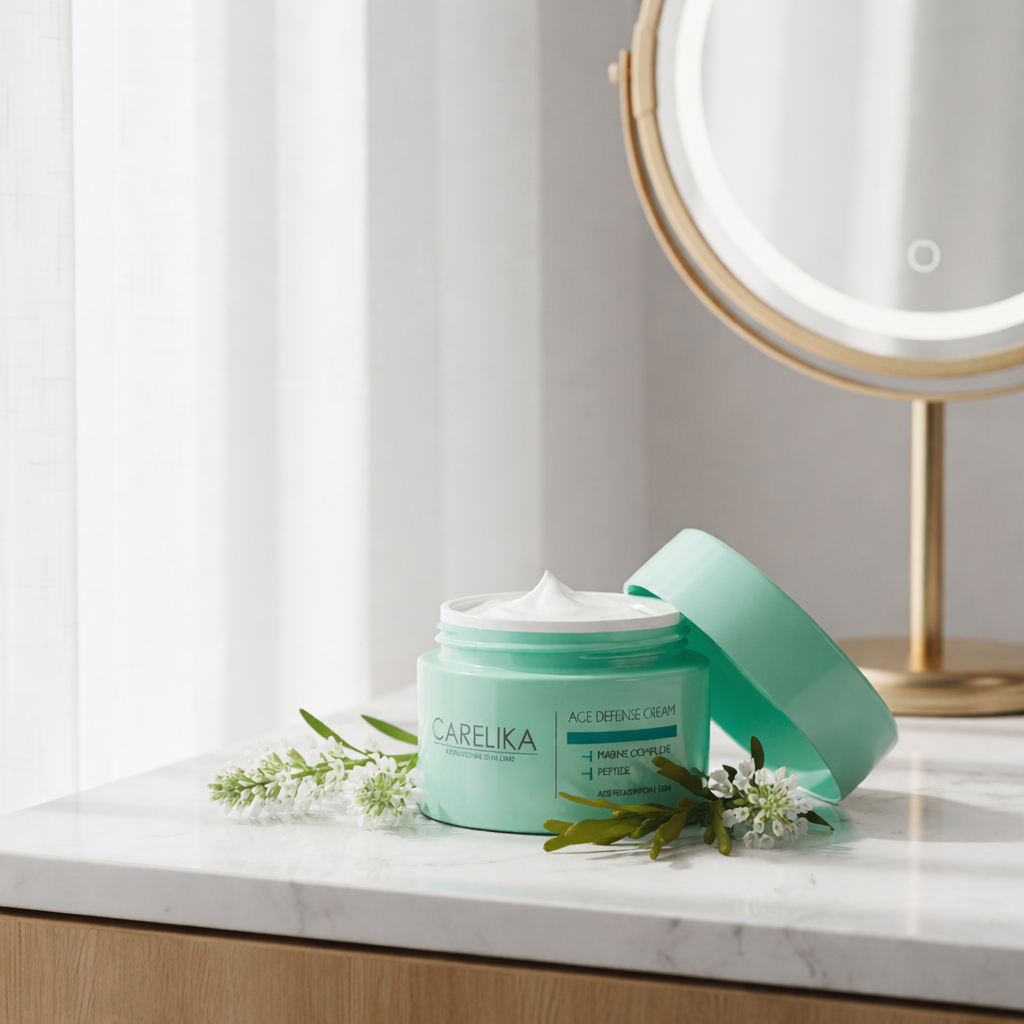 Age-defense day cream with Peptide