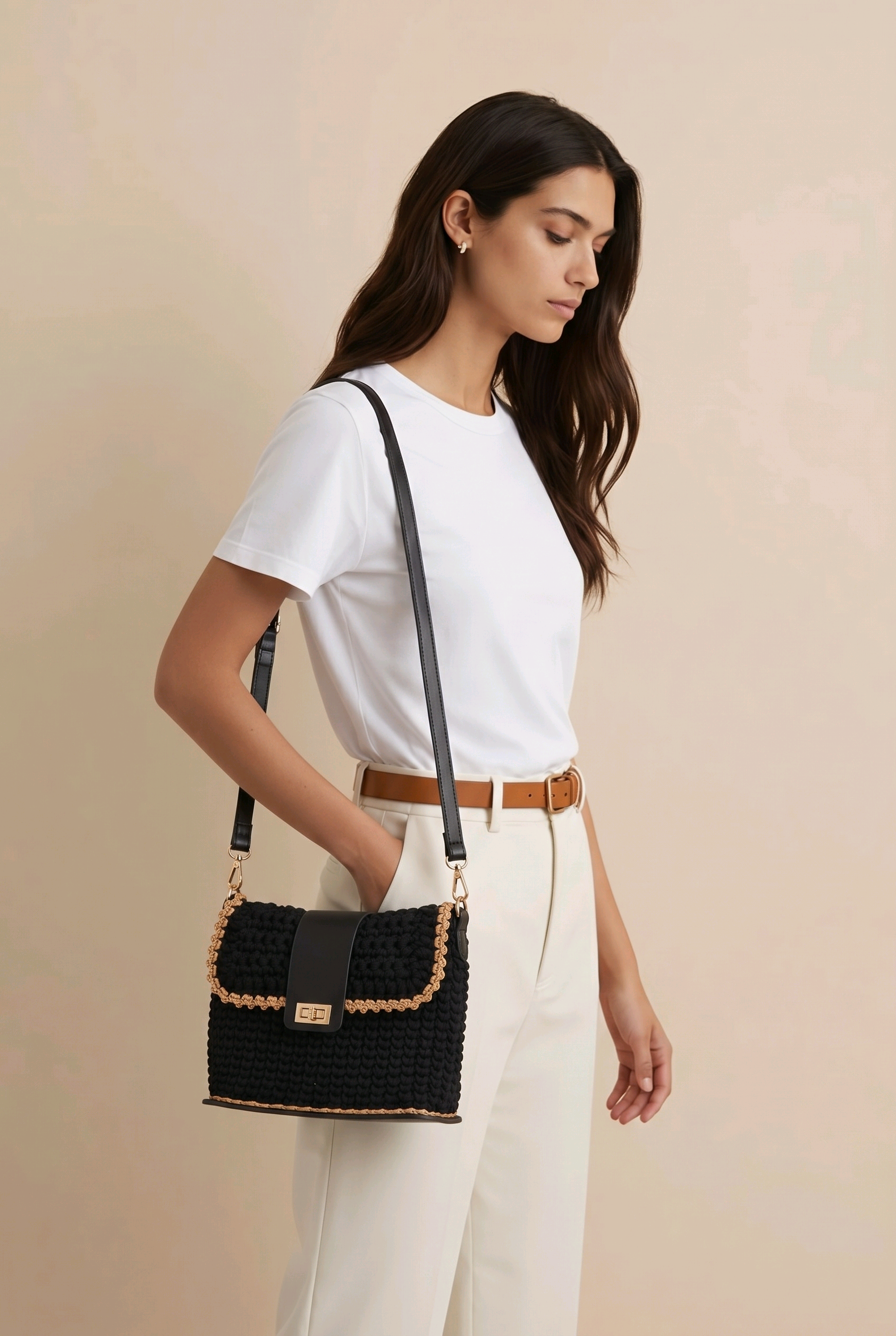 Sac à main _Noir impérial_ Idéale pour sortie et soirée